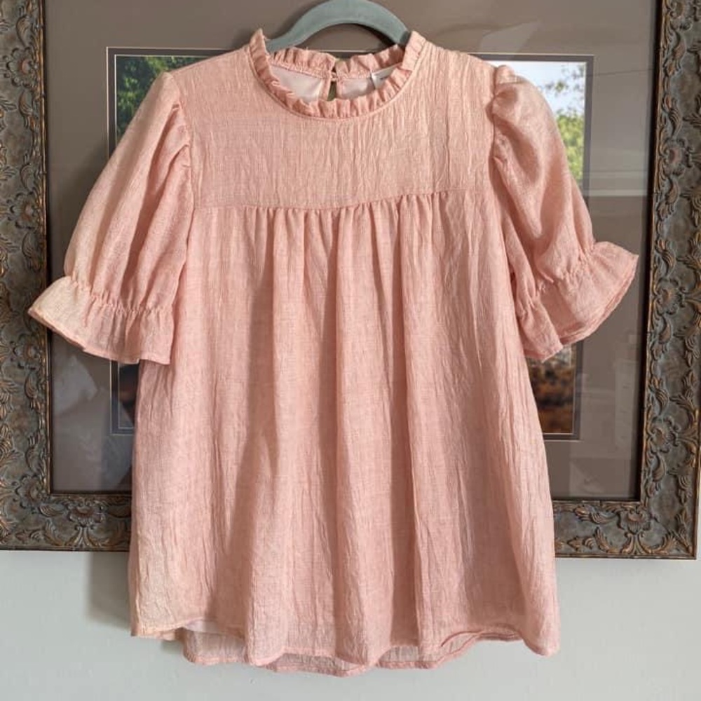Orange creek peachy top size Small